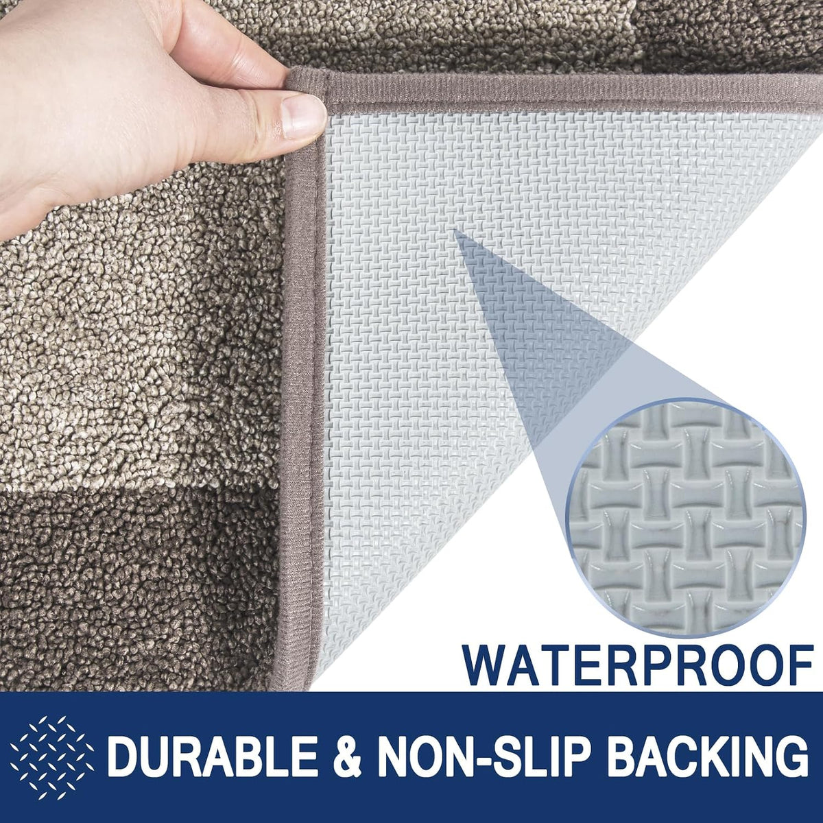 Indoor Door Mat 86x150cm Dirt Trapper Non Slip Washable Dog Rug FCSDETAIL