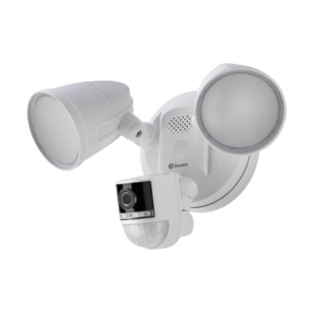 4K Floodlight Security Camera 2600LM Night Vision Two Way Audio Swann Outdoor