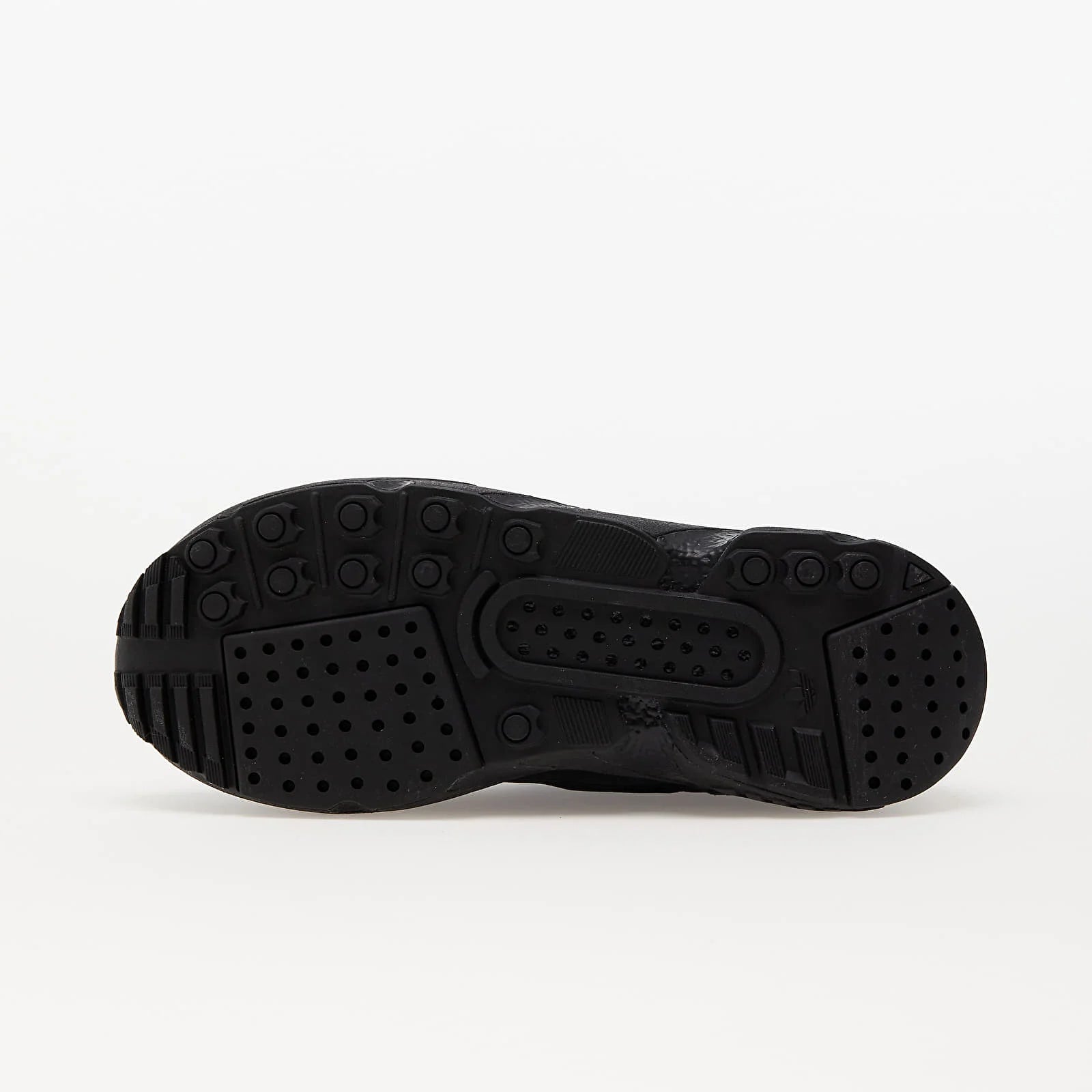 Black shoe sole on a white background