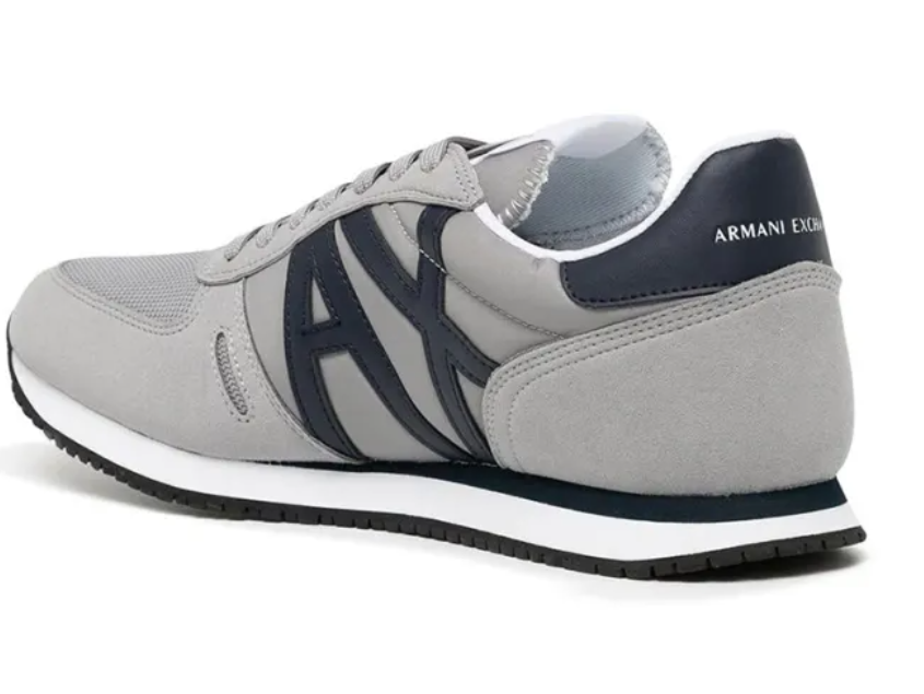 Armani Exchange Men's Retro Running Sneaker, Suede UK 7 / EU 41