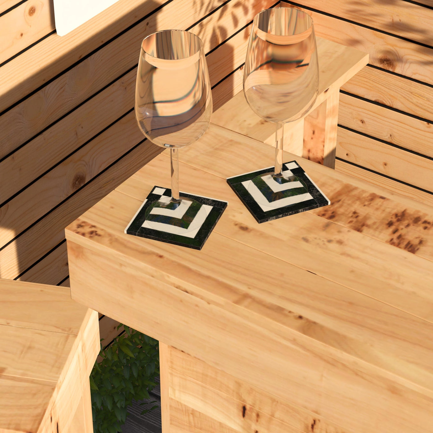 Wooden Pallet Bar 80cm Rustic Outdoor Garden Bar Storage Bars at Home