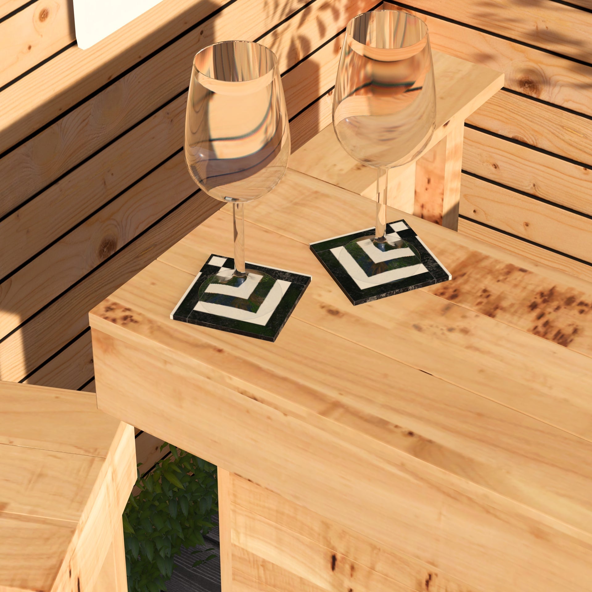 Wooden Pallet Bar 80cm Rustic Outdoor Garden Bar Storage Bars at Home
