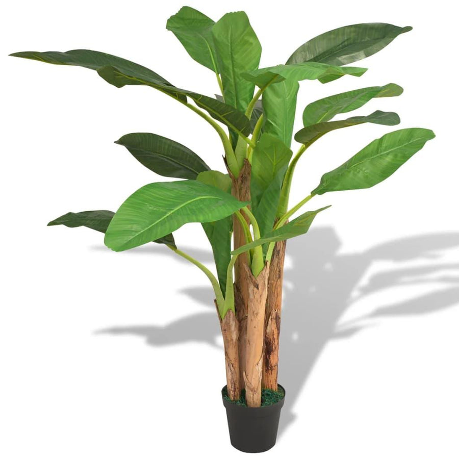 Artificial Banana Tree Plant with Pot 175 cm Green - Massive Discounts