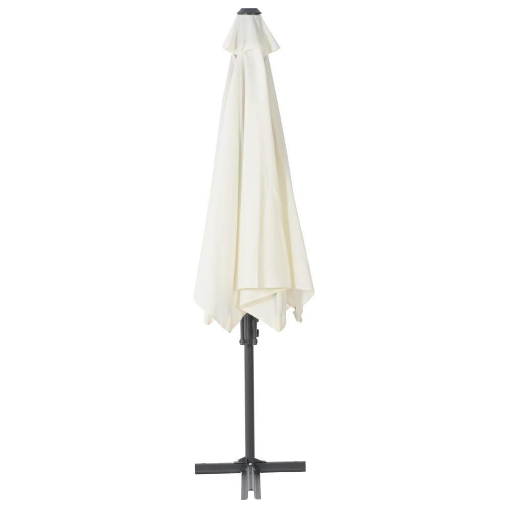 Outdoor Parasol with Steel Pole 300 cm Sand - Massive Discounts