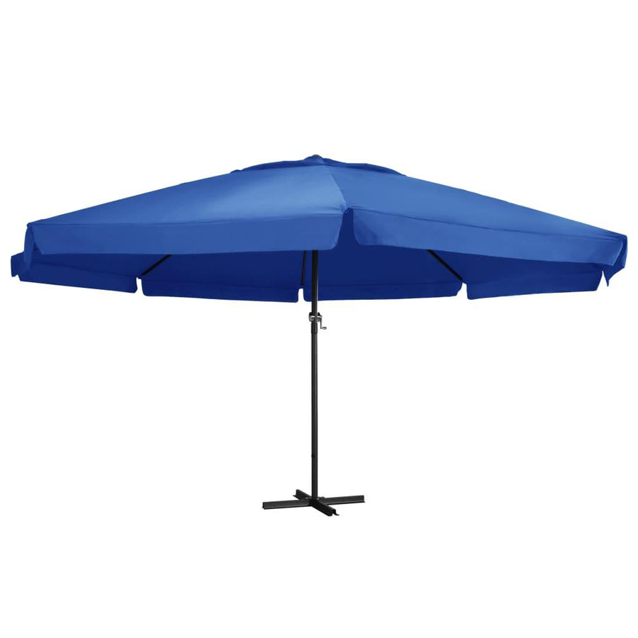 Outdoor Parasol with Aluminium Pole 600 cm Azure Blue - Massive Discounts
