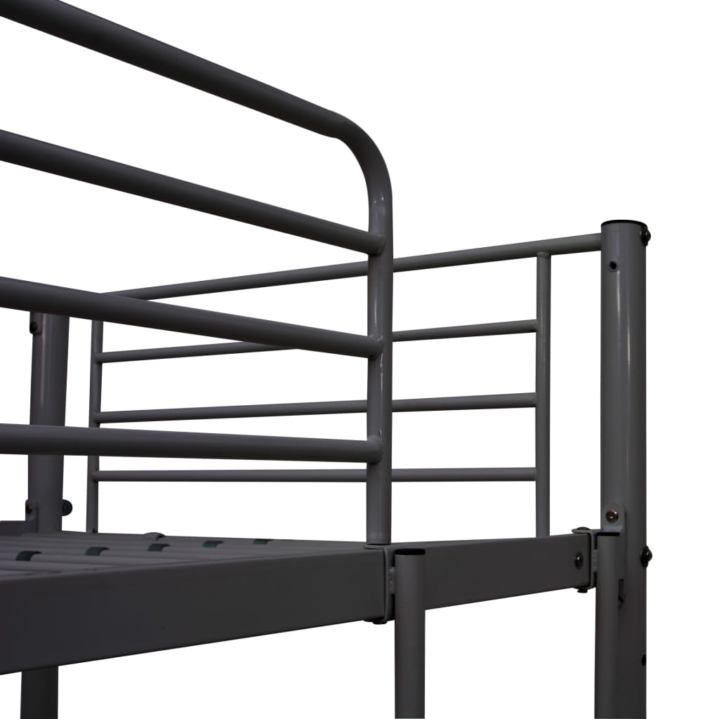 Bunk Bed With Table Without Mattress Metal