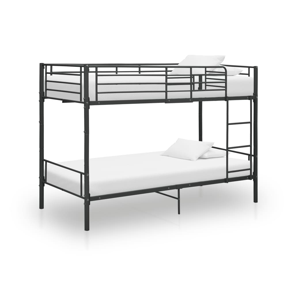 Bunk Bed Without Mattress Metal 90X200Cm