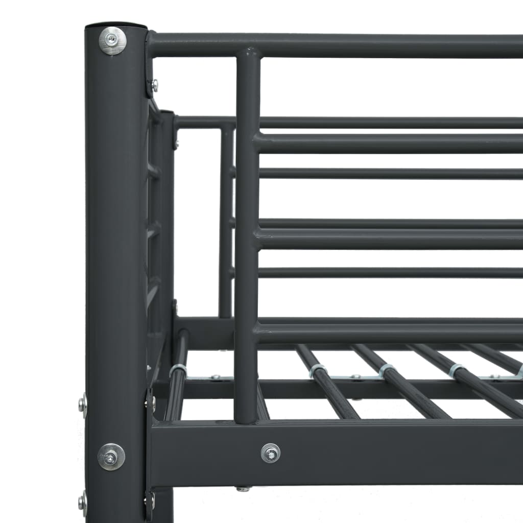 Bunk Bed Without Mattress Metal 90X200Cm