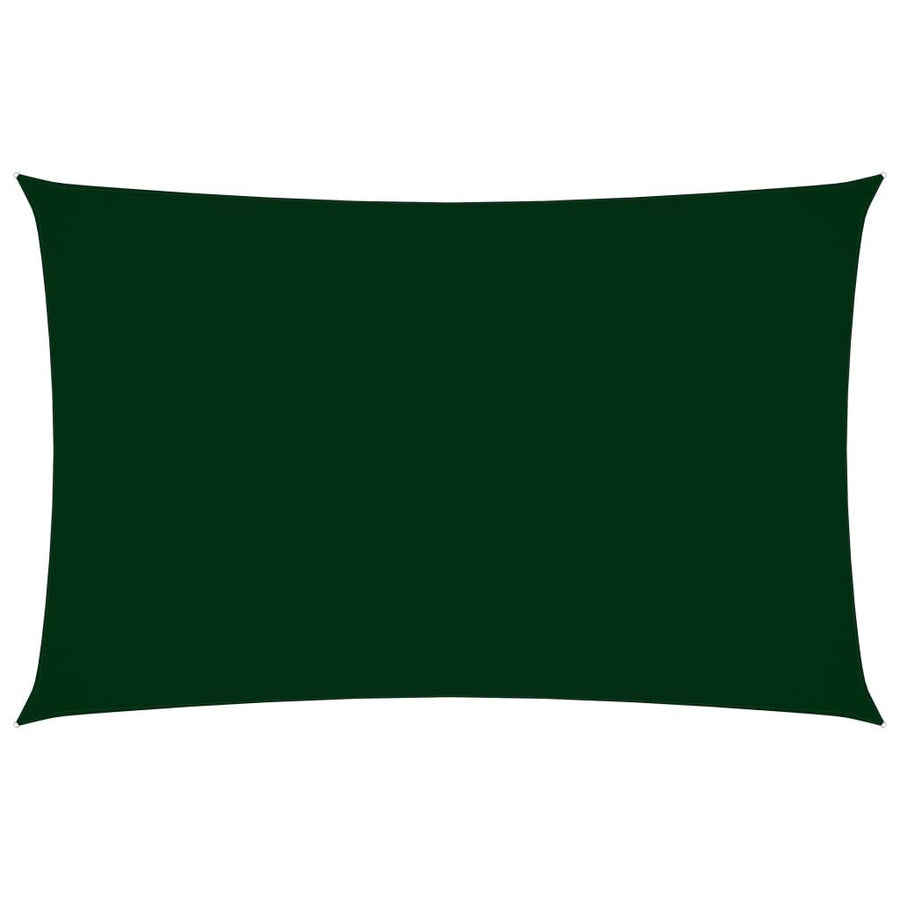 Sunshade Sail Oxford Fabric Rectangular 4x7 m Dark Green - Massive Discounts