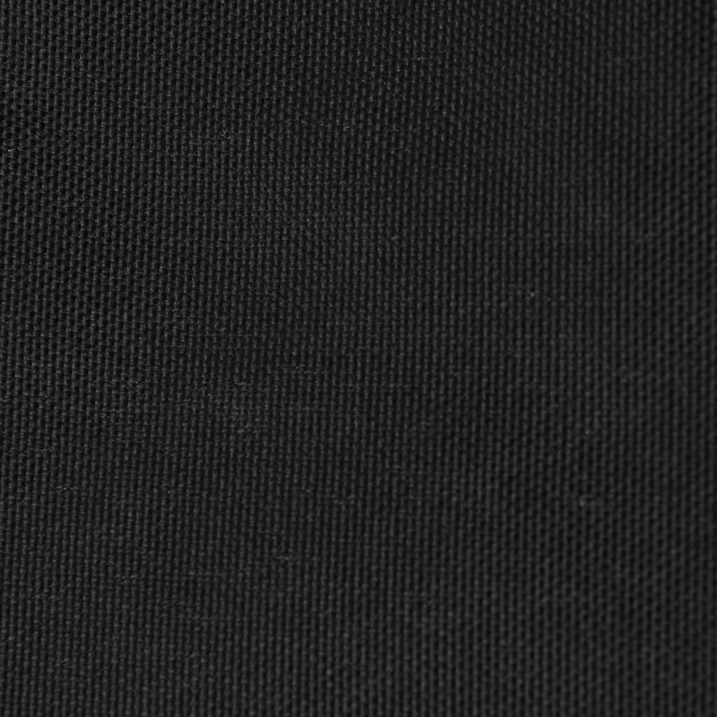Sunshade Sail Oxford Fabric Trapezium 4/5x4 m Black - Massive Discounts