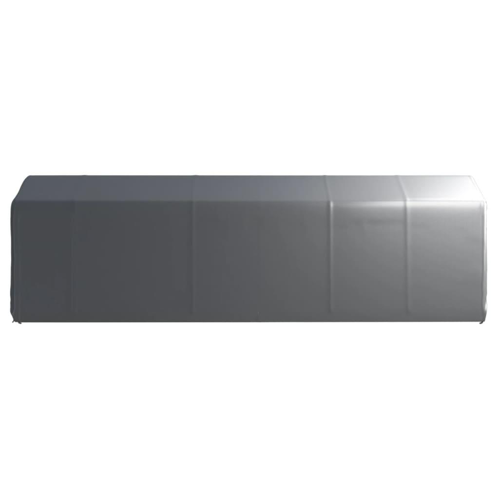 Storage Tent 300x750 cm Galvanised Steel UV Resistant Grey - Massive Discounts