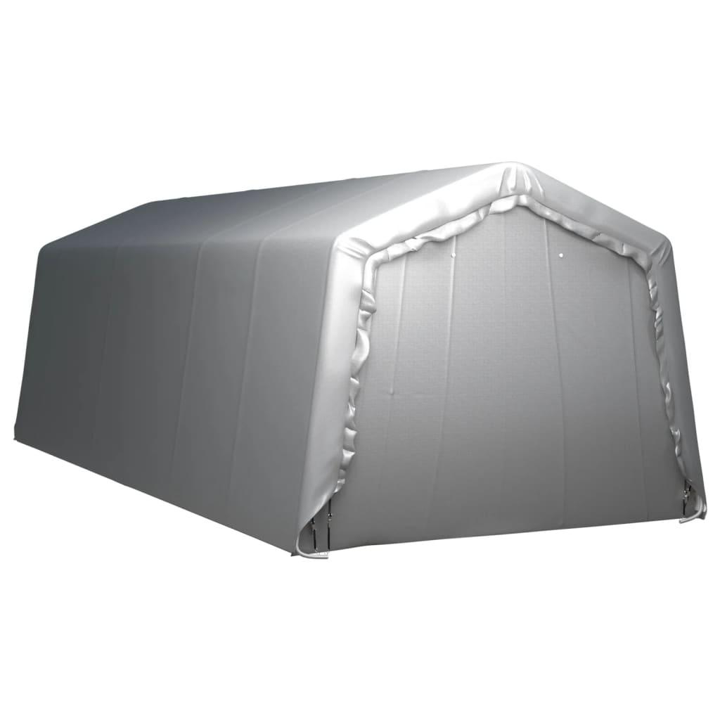 Storage Tent 300x750 cm Galvanised Steel UV Resistant Grey - Massive Discounts
