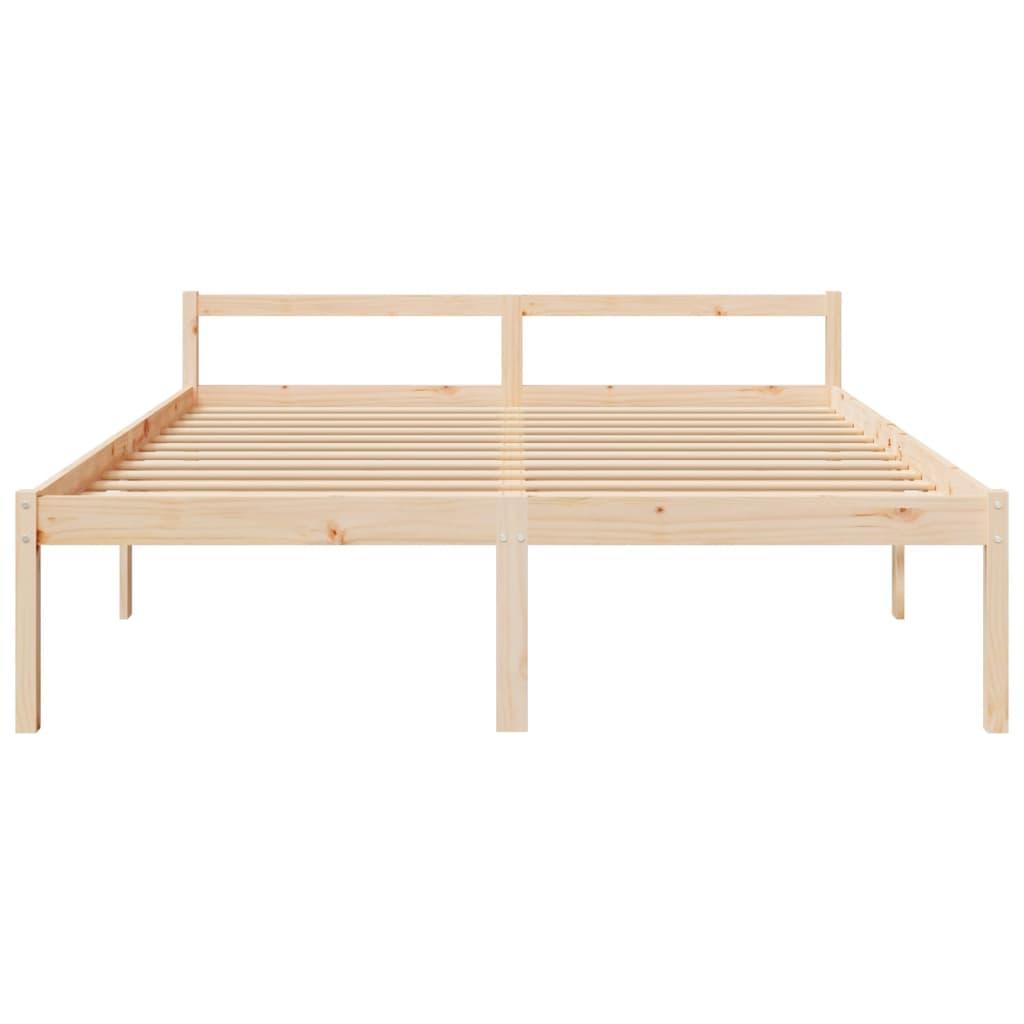Bed Frame 180x200cm Super King Size Solid Wood Pine - Massive Discounts