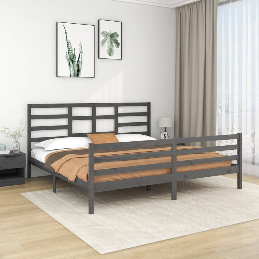 Bed Frame Without Mattress Solid Wood
