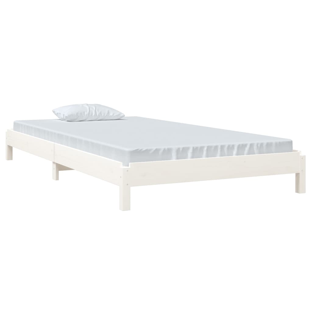Stack Bed Without Mattress Single Solid Wood Pine