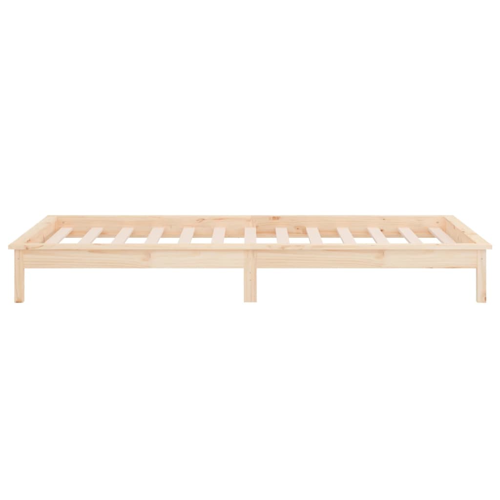 Led Bed Frame Without Mattress Solid Wood