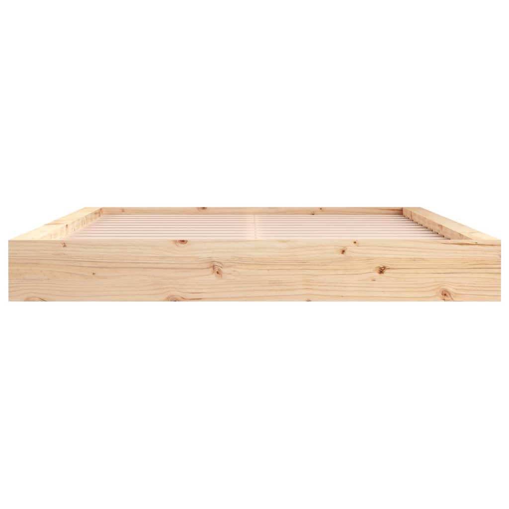 Bed Frame 120x200 cm Solid Wood - Massive Discounts