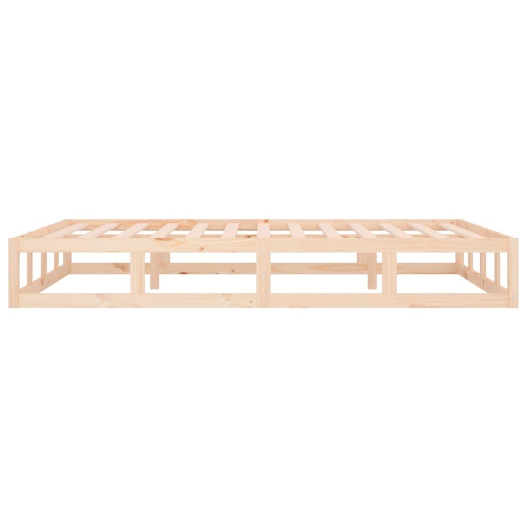Bed Frame 200x200 cm Solid Wood - Massive Discounts