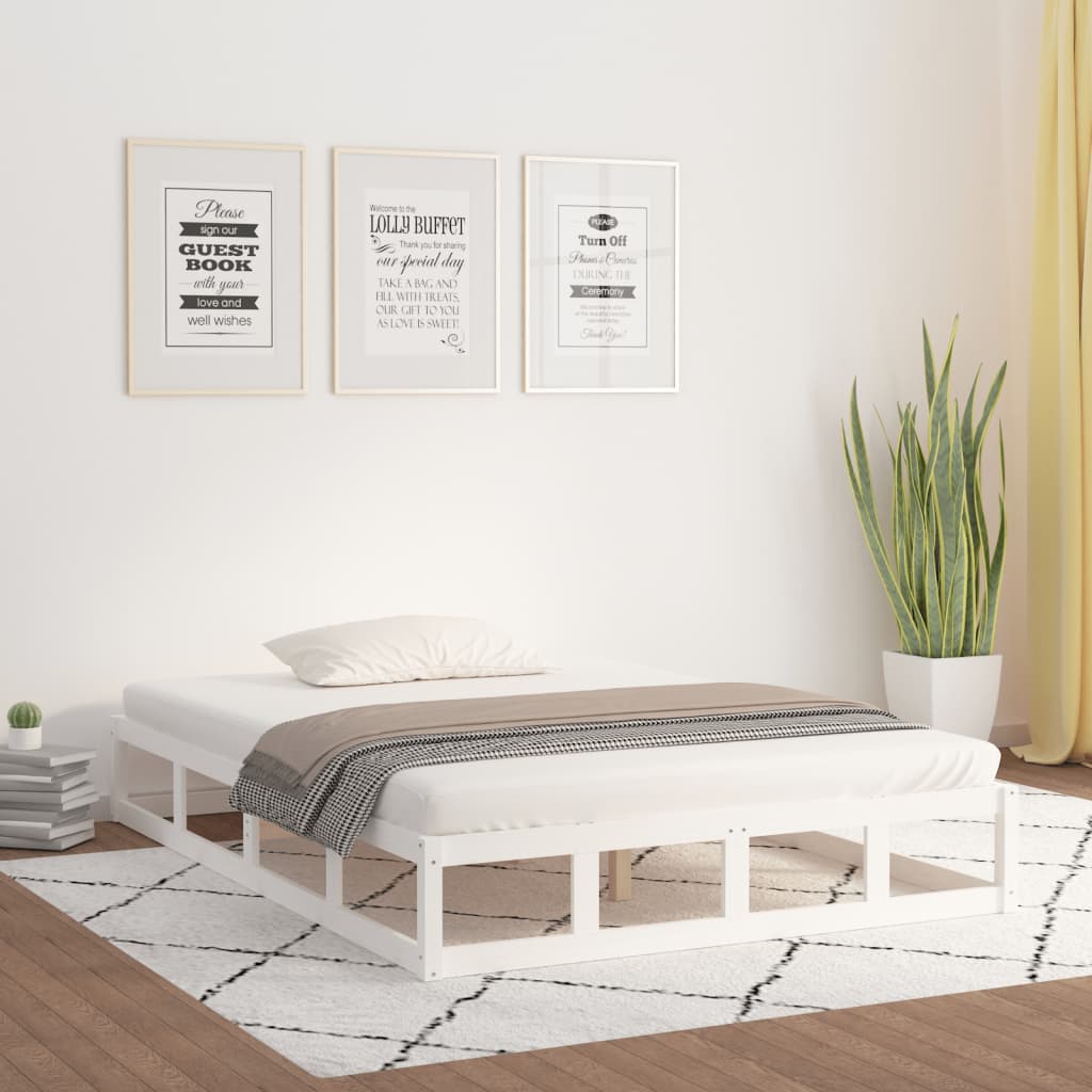 Bed Frame Without Mattress Solid Wood