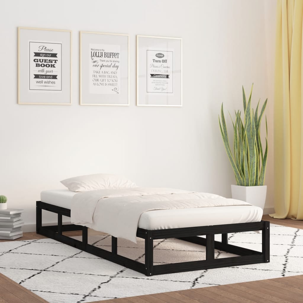Bed Frame Without Mattress Solid Wood