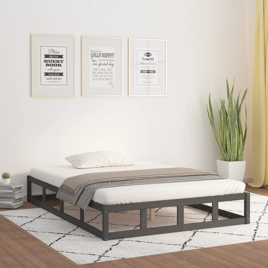 Bed Frame Without Mattress Solid Wood