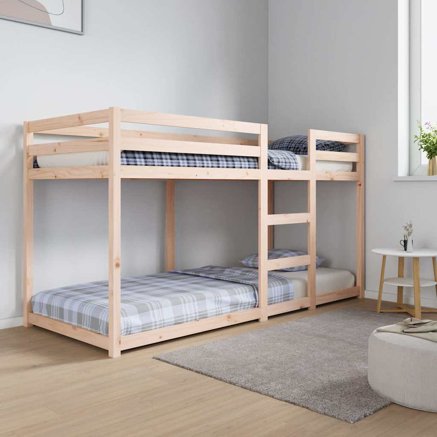 Bunk Bed Without Mattress Solid Wood Pine
