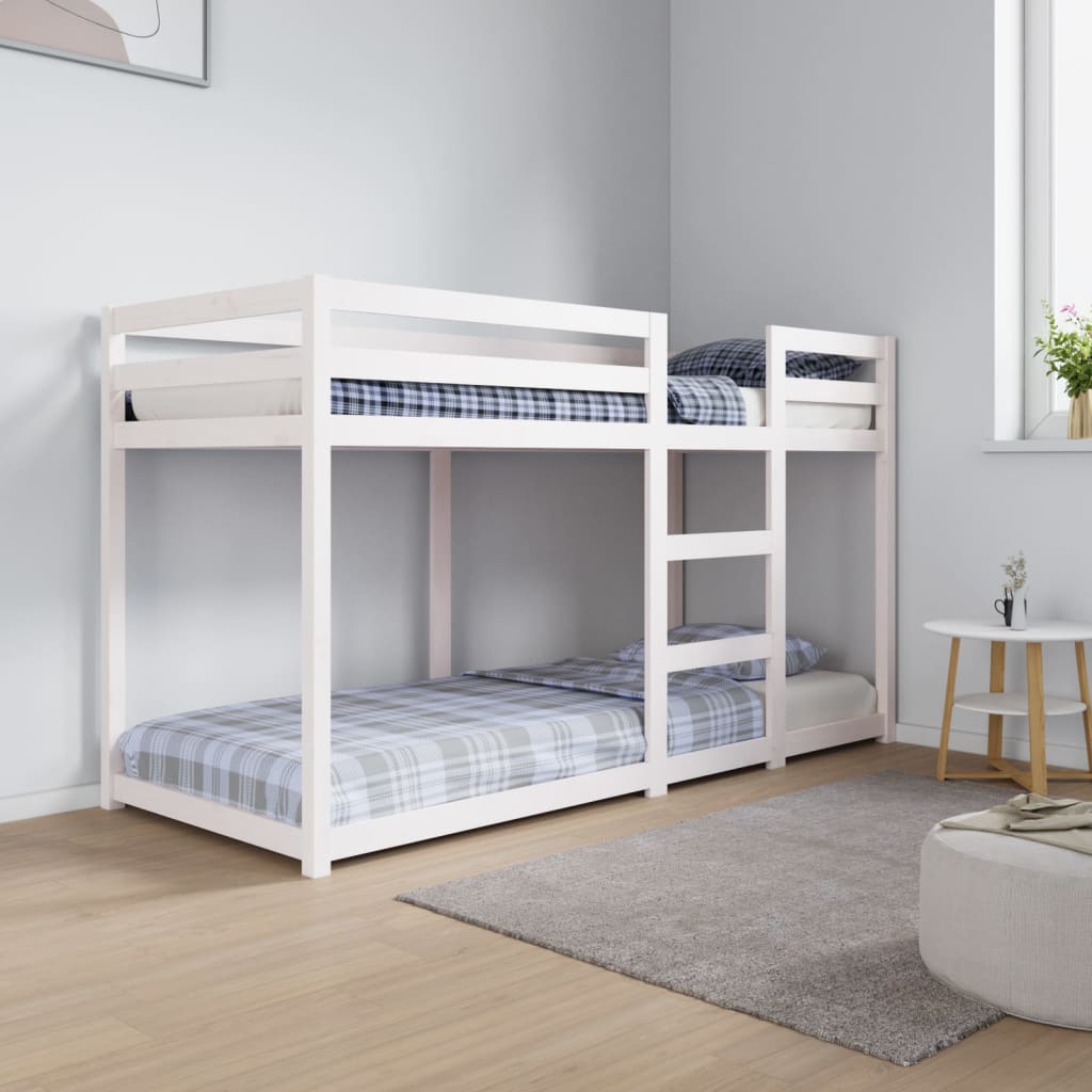 Bunk Bed Without Mattress Solid Wood Pine