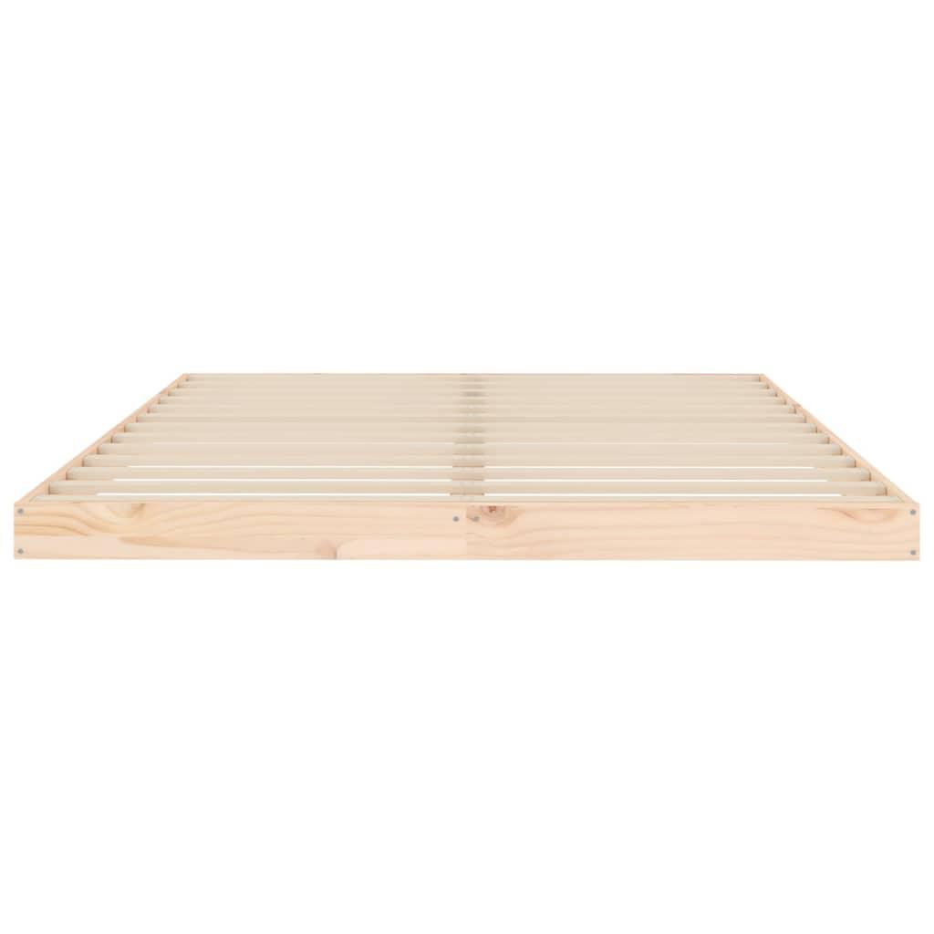 Bed Frame 140x200 cm Solid Wood Pine - Massive Discounts