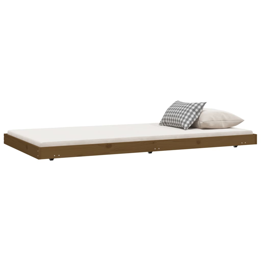 Bed Frame Without Mattress Solid Wood Pine