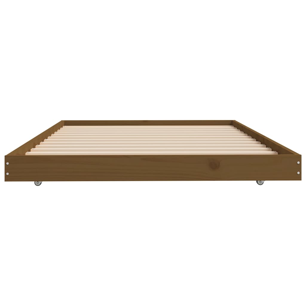 Bed Frame Without Mattress Solid Wood Pine