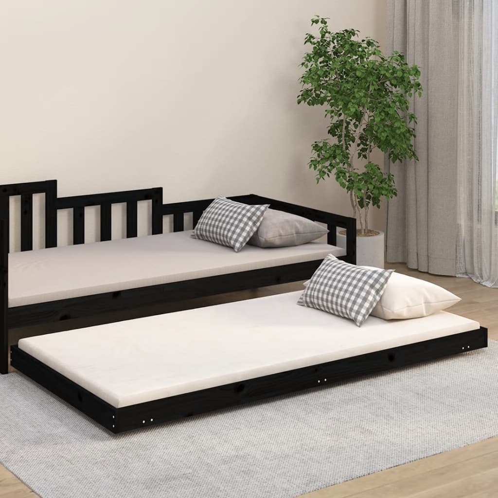 Bed Frame Without Mattress Solid Wood Pine