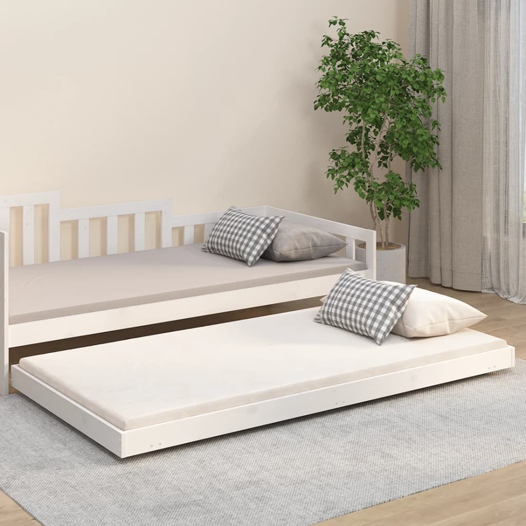 Bed Frame Without Mattress Solid Wood Pine