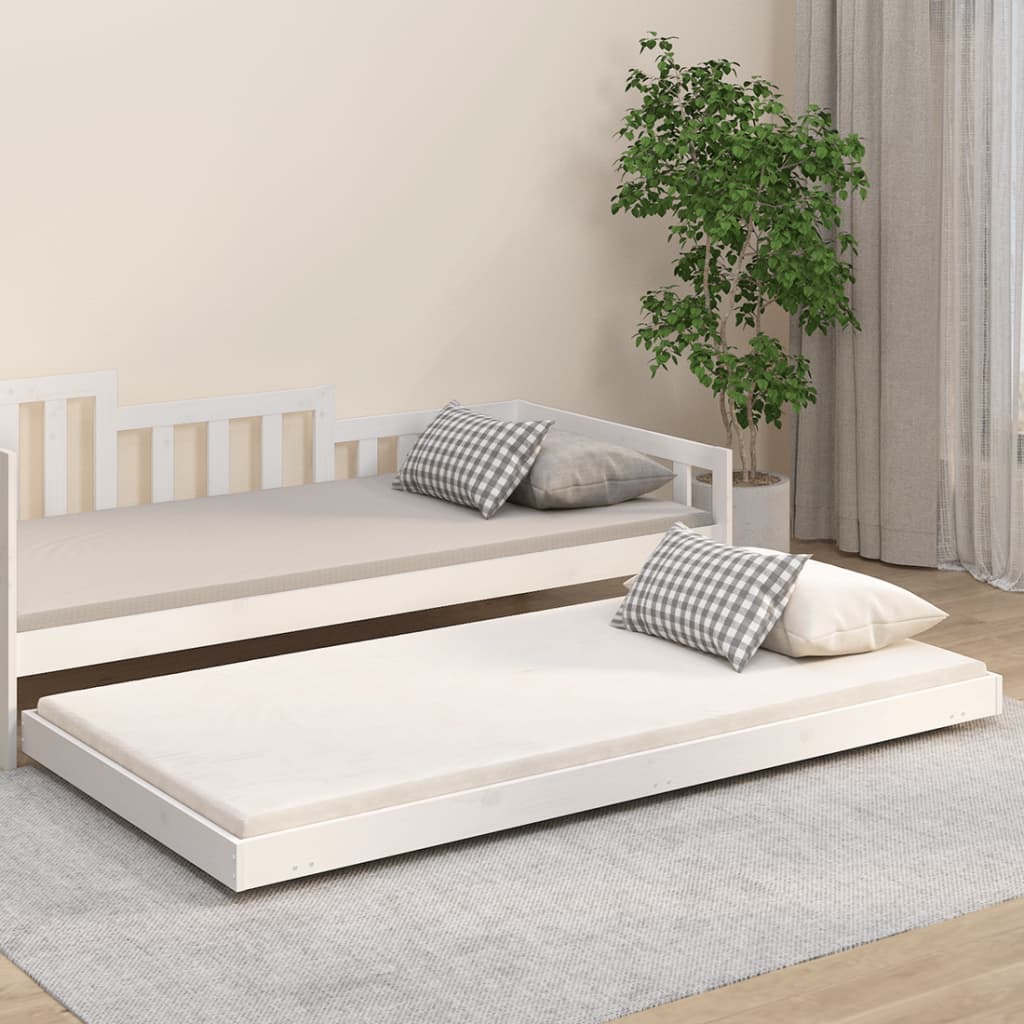 Bed Frame Without Mattress Solid Wood Pine