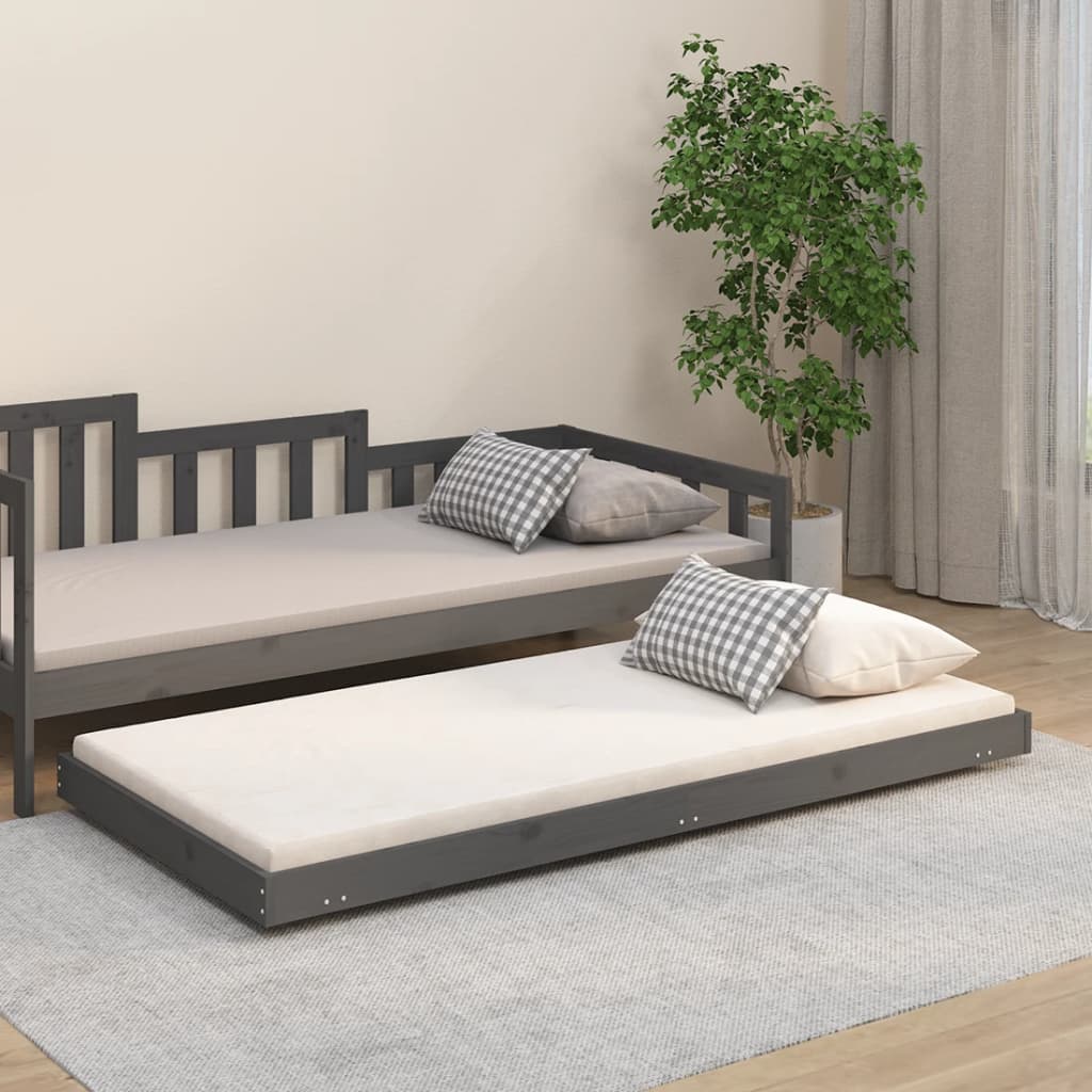 Bed Frame Without Mattress Solid Wood Pine