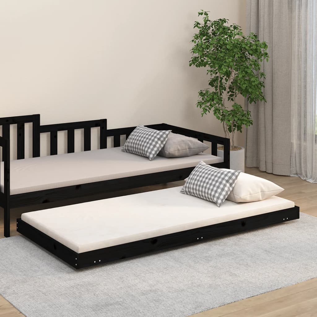 Bed Frame Without Mattress Solid Wood Pine