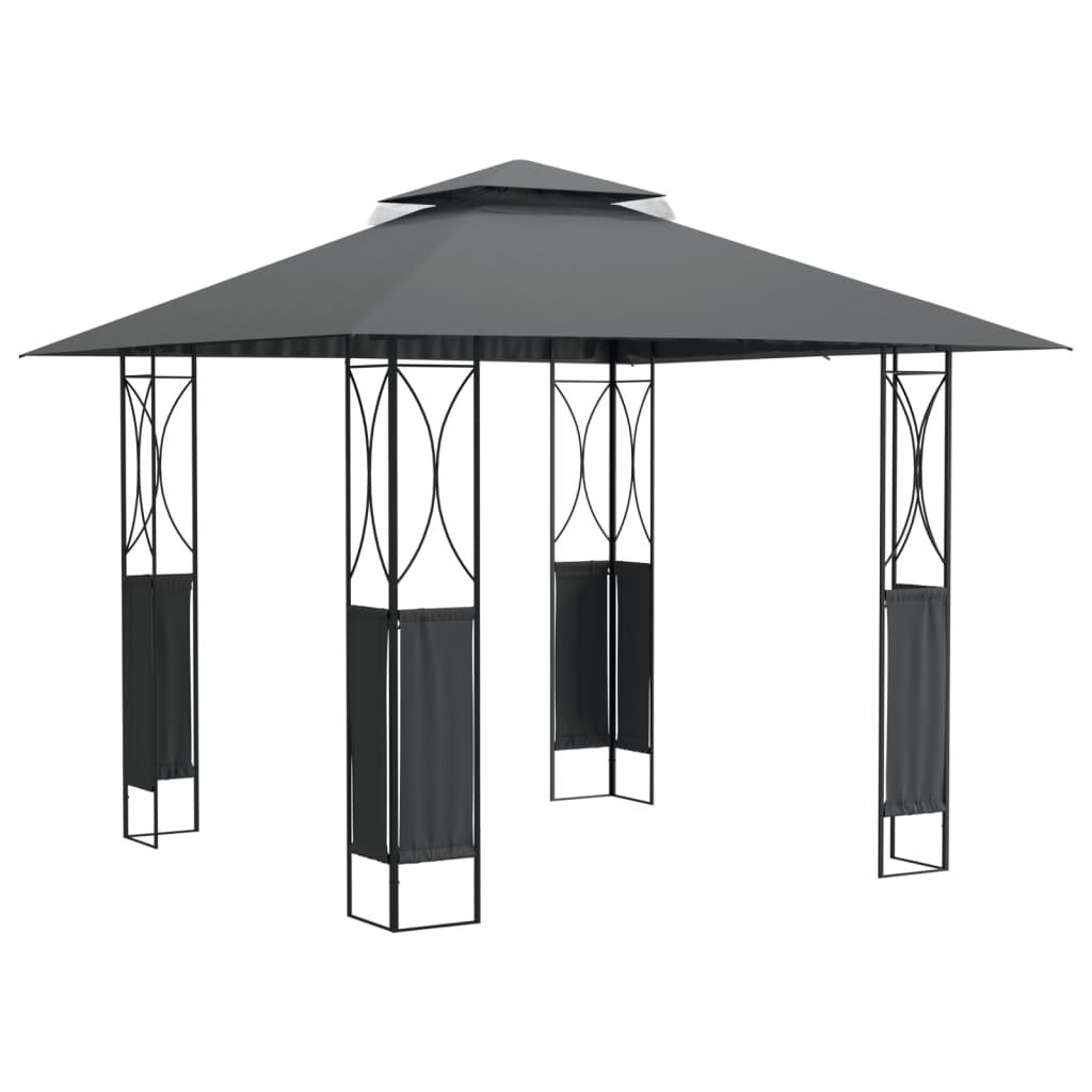 Gazebo with Roof Anthracite 300x300x270 cm Steel - Massive Discounts