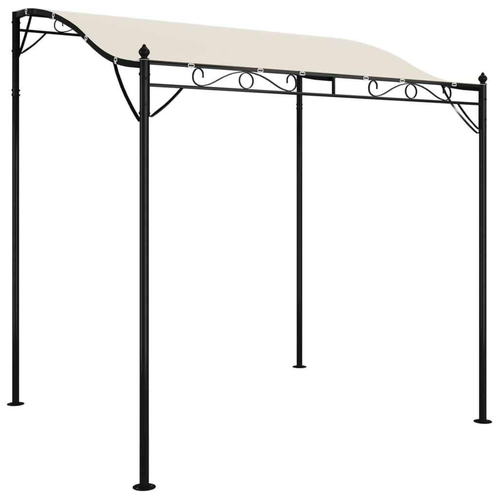 Canopy Cream 2x2.3 m 180 g/m² Fabric and Steel - Massive Discounts