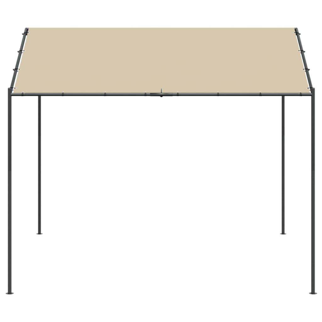 Canopy Tent Beige 4x4 m Steel and Fabric - Massive Discounts
