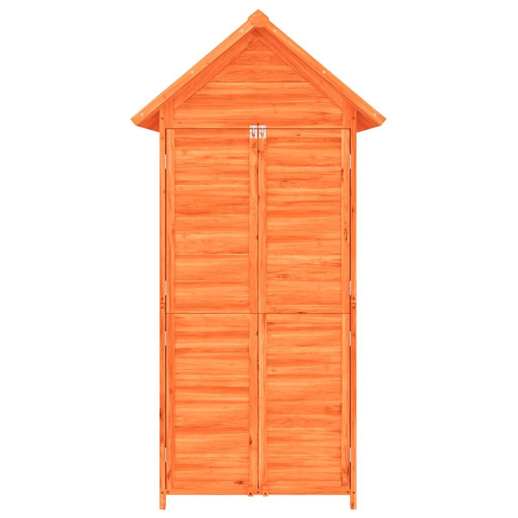 Garden Tool Shed Brown 89x52.5x175 cm Solid Wood Pine - Massive Discounts
