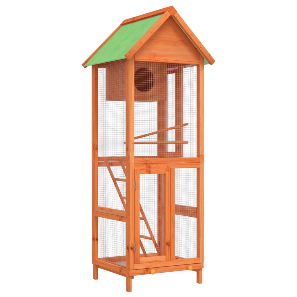Bird House 60X58.5X160 Cm Solid Wood Pine