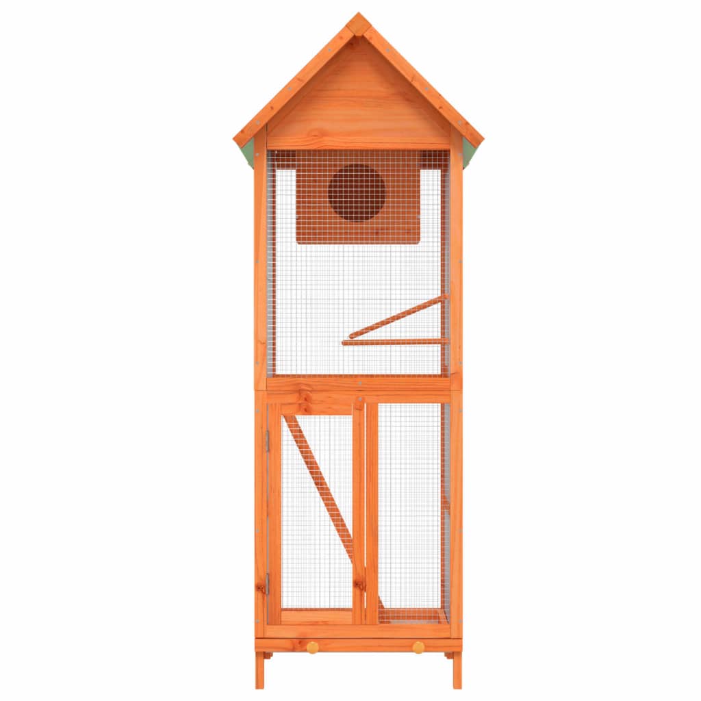 Bird House 60X58.5X160 Cm Solid Wood Pine