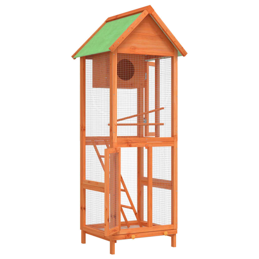 Bird House 60X58.5X160 Cm Solid Wood Pine