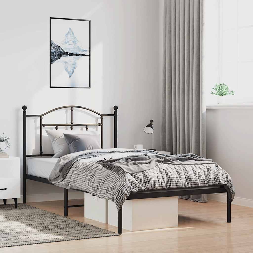Metal Bed Frame Without Mattress 200X200Cm