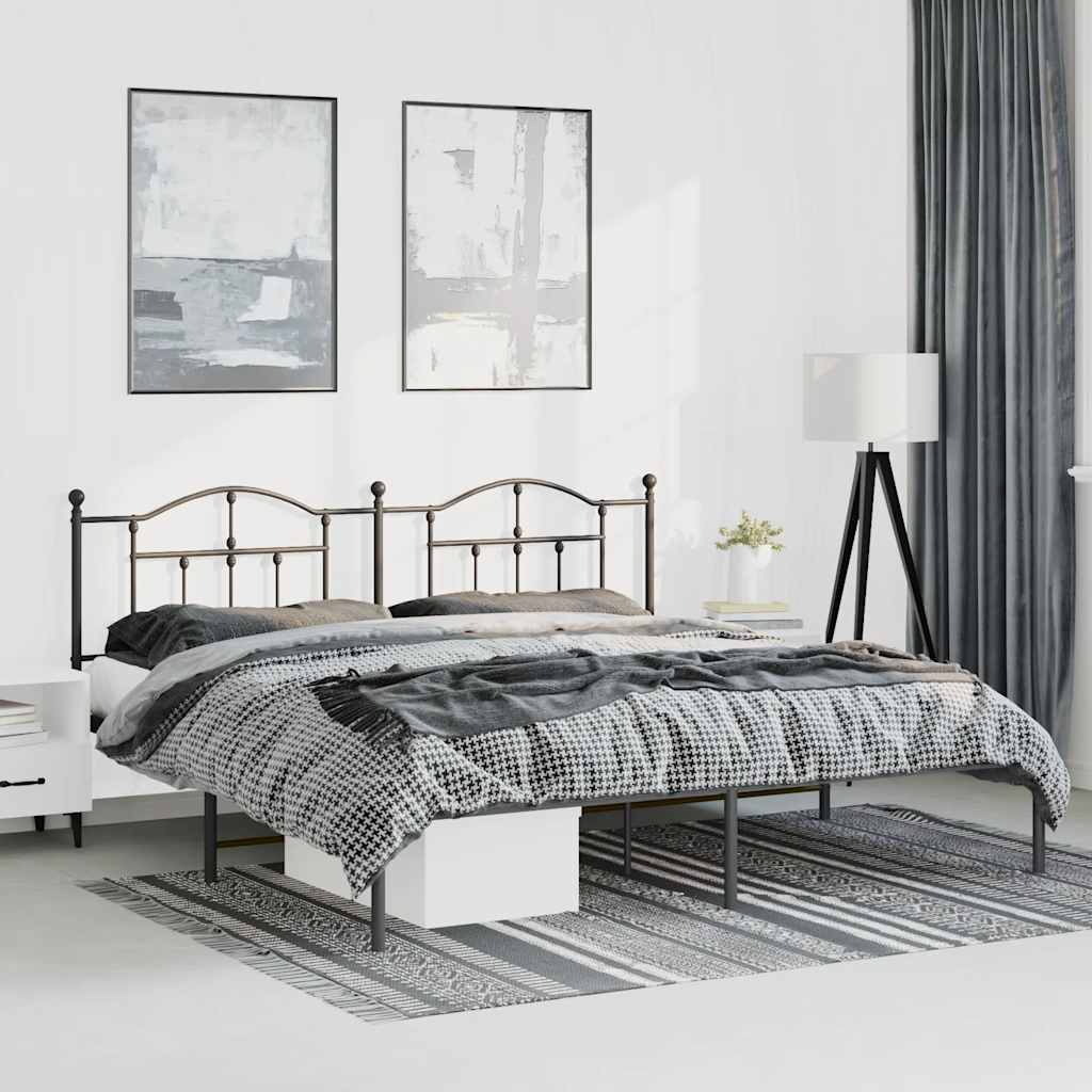 Metal Bed Frame Without Mattress 200X200Cm