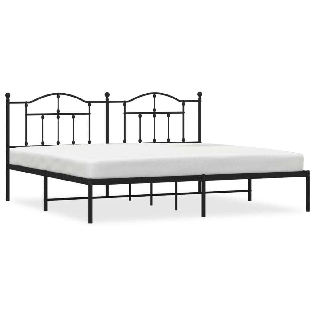 Metal Bed Frame Without Mattress 200X200Cm