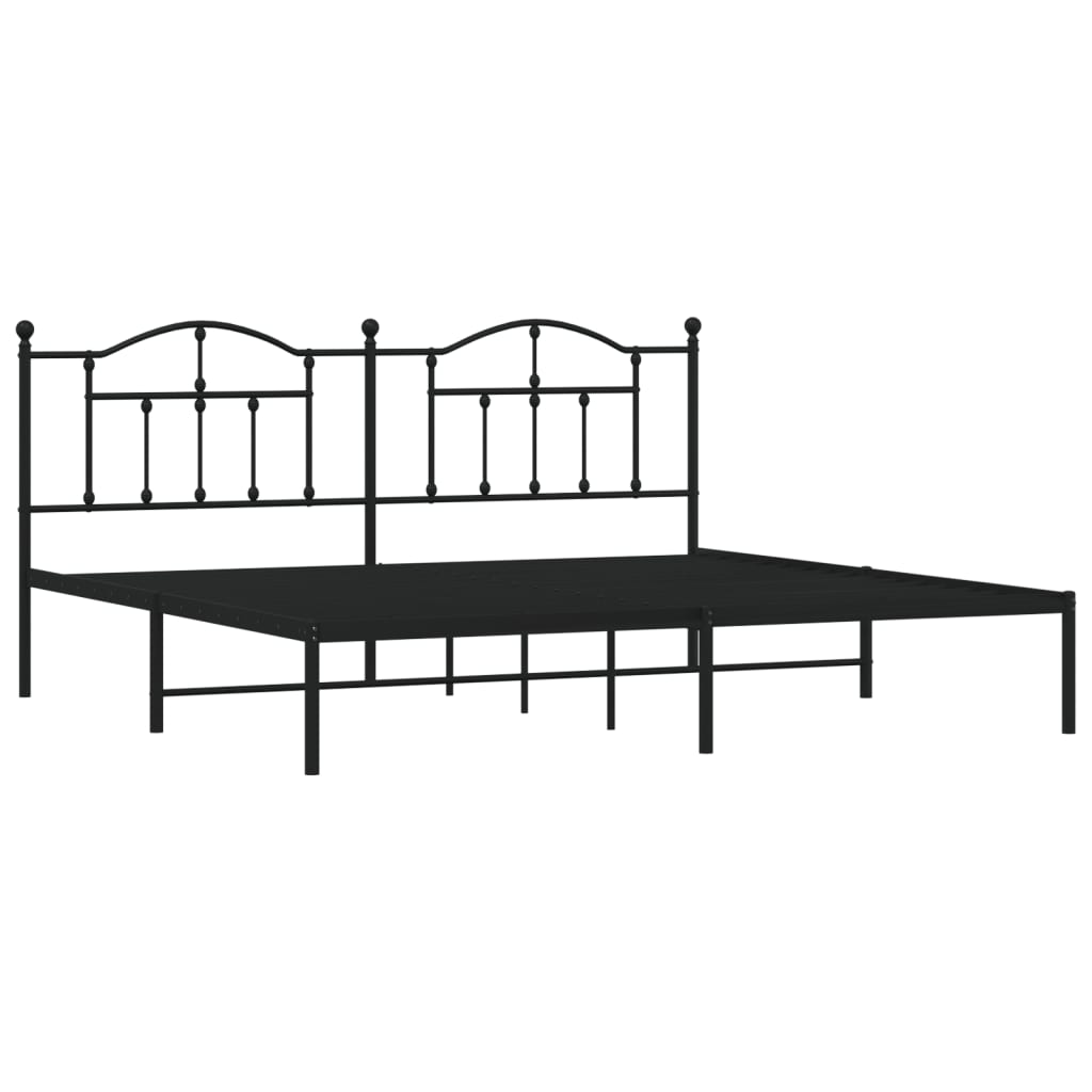 Metal Bed Frame Without Mattress 200X200Cm