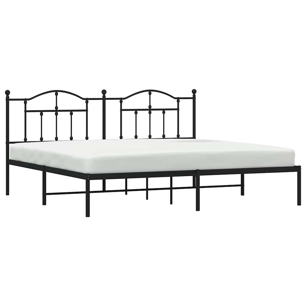 Metal Bed Frame Without Mattress 200X200Cm