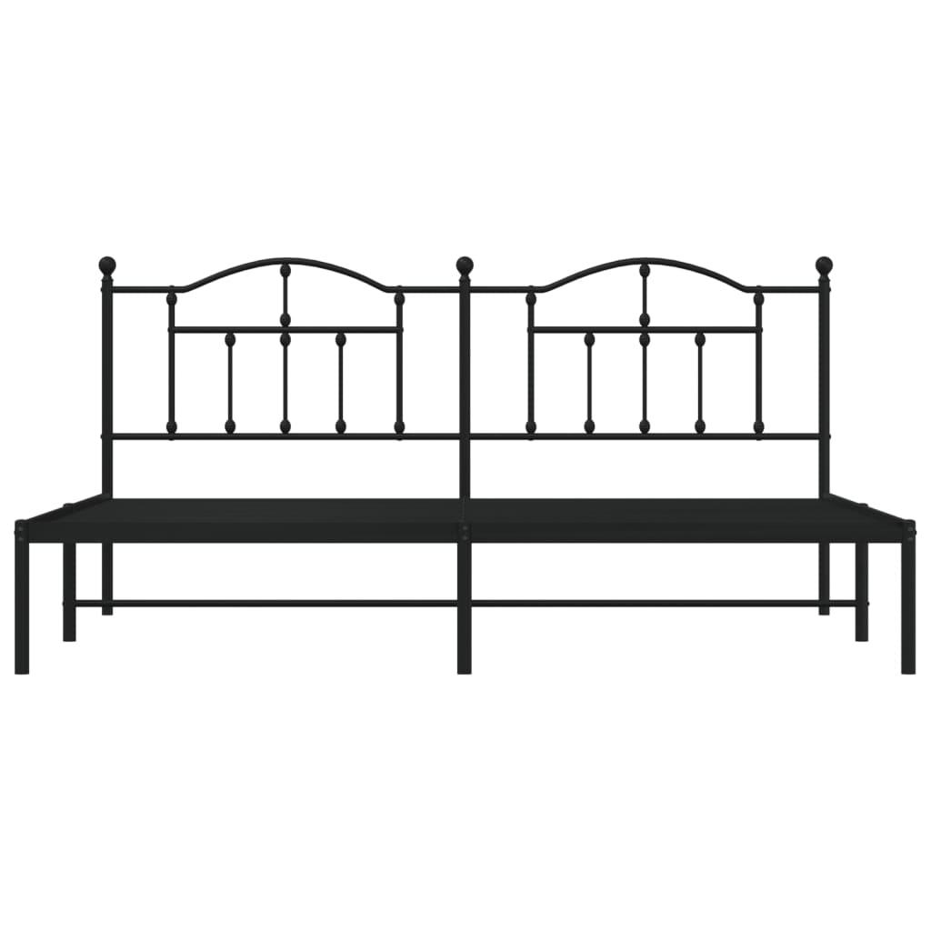 Metal Bed Frame Without Mattress 200X200Cm
