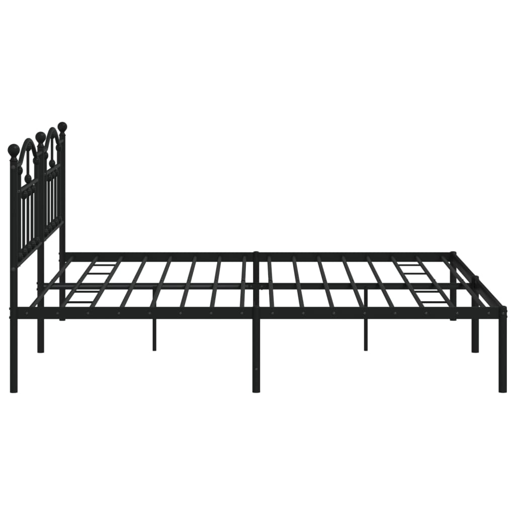 Metal Bed Frame Without Mattress 200X200Cm