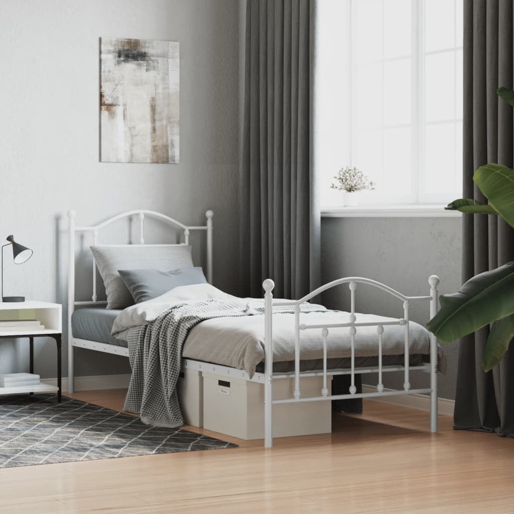 Metal Bed Frame Without Mattress 200X200Cm